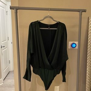 Forever21 green bodysuit